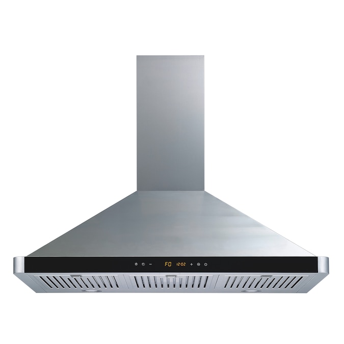 Winflo 36-in 480-CFM Convertible Stainless Steel Wall-Mounted Range Hood