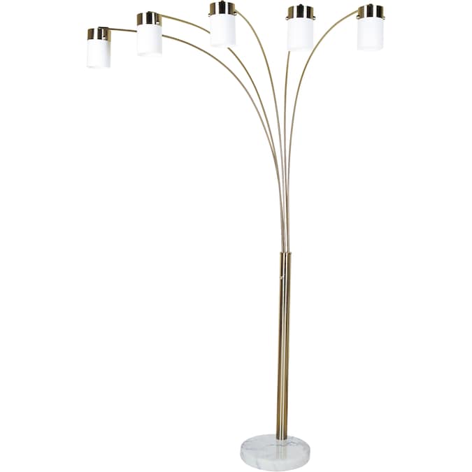 ORE International 84-in White Multi-head Floor Lamp