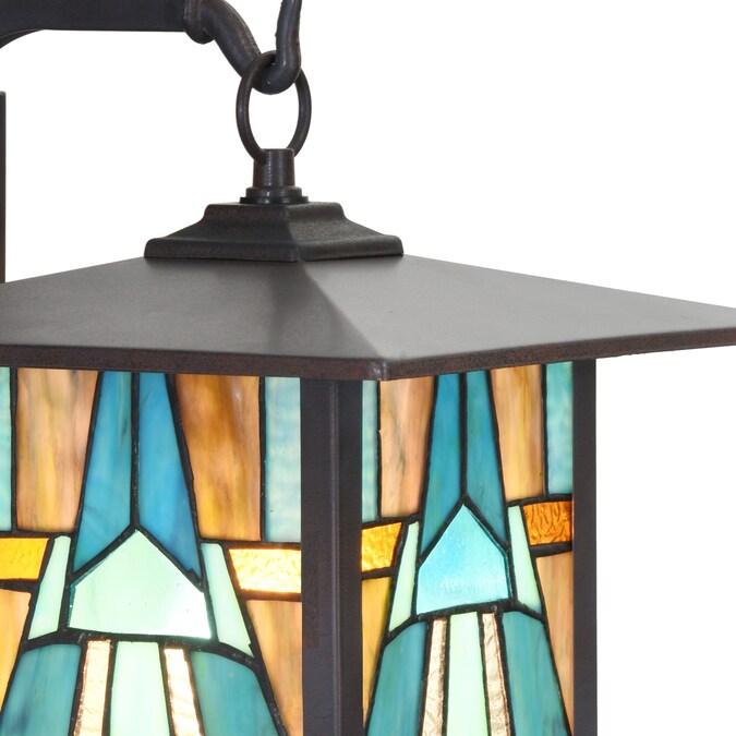 River of Goods 1-Light 11.75-in H Oil-Rubbed Bronze Outdoor Wall Light - Image 3