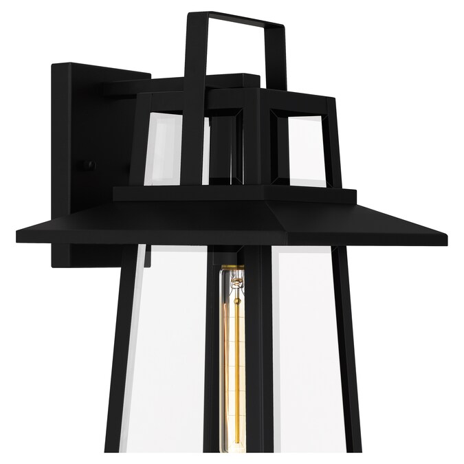 Quoizel Devonport 1-Light 18.5-in H Matte Black Outdoor Wall Light - Image 3