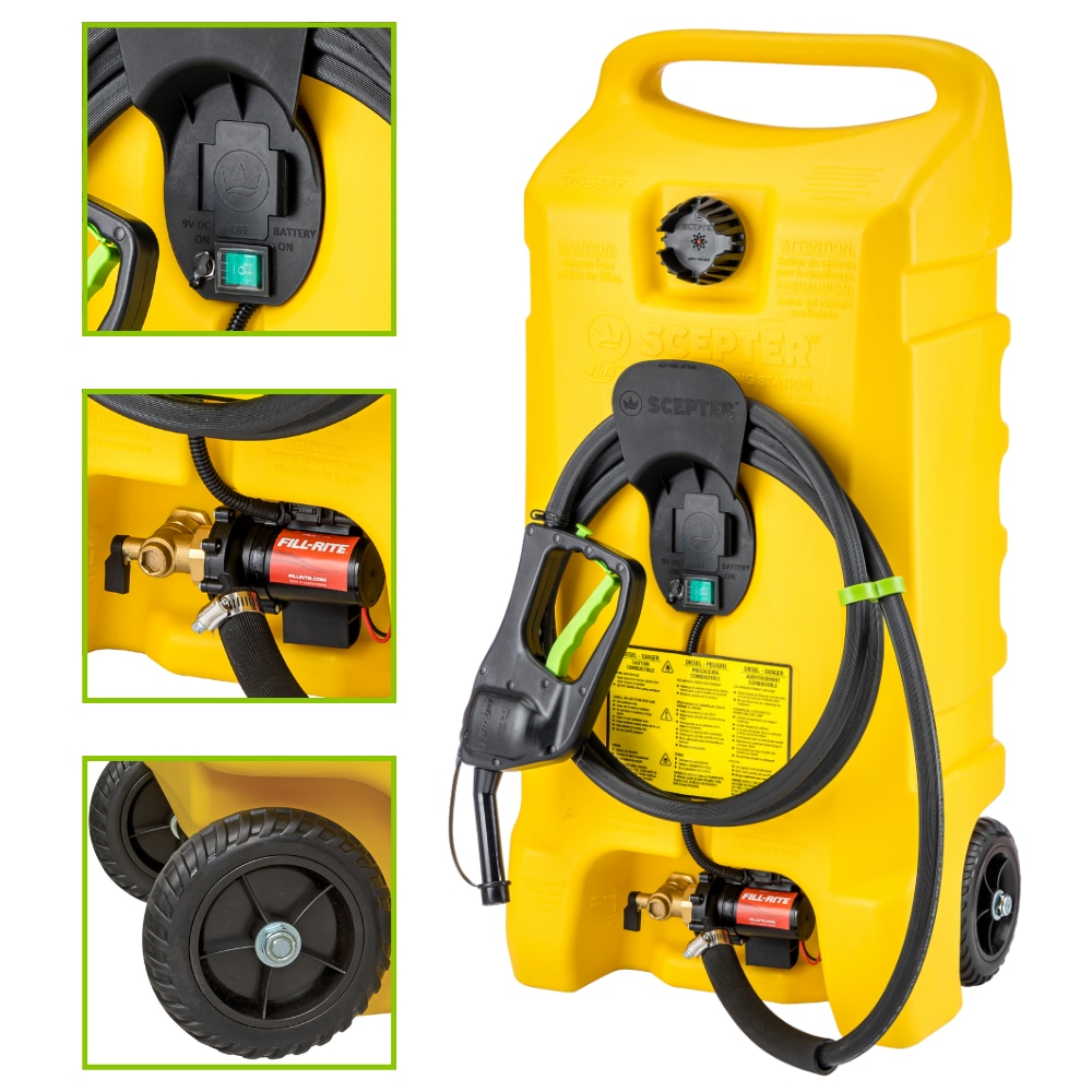 14-Gallon Plastic Diesel fuel Can