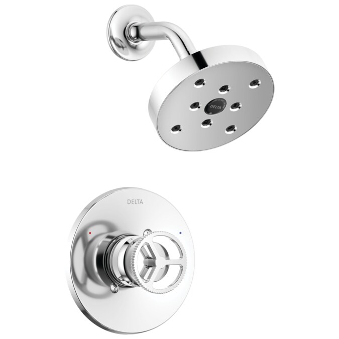 Delta Trinsic Chrome 1-handle Single Function Round Shower Faucet