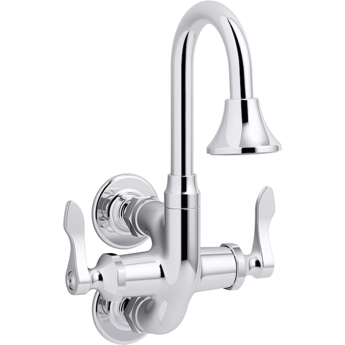 ER Triton Bowe Cannock Polished Chrome 2-handle Wall-mount Utility Faucet