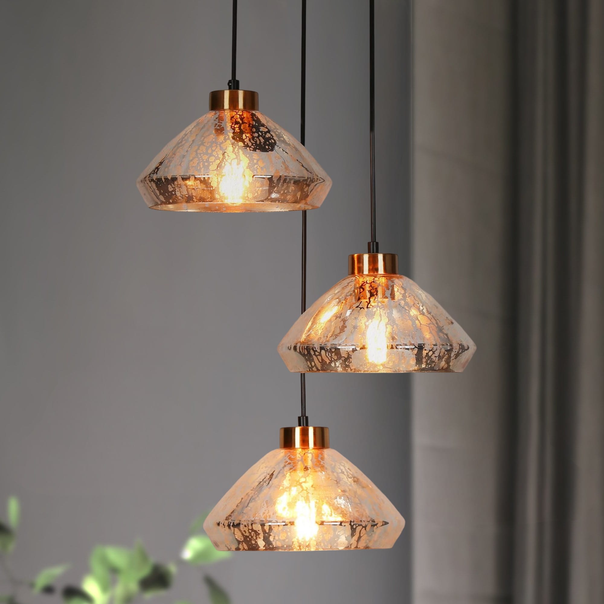 Anila 3 -Light Matte Black Modern/contemporary For Use in Bedrooms, Dining Rooms, Foyers, Kitchens, Living Rooms Chandelier