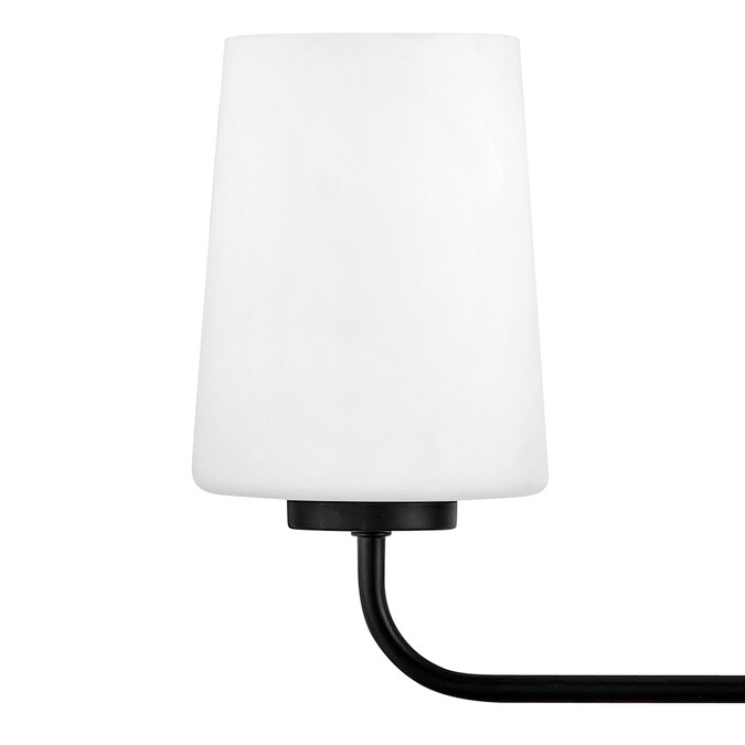 Lark Kline 33-in 4-Light Matte Black LED Transitional Vanity Light - Image 5