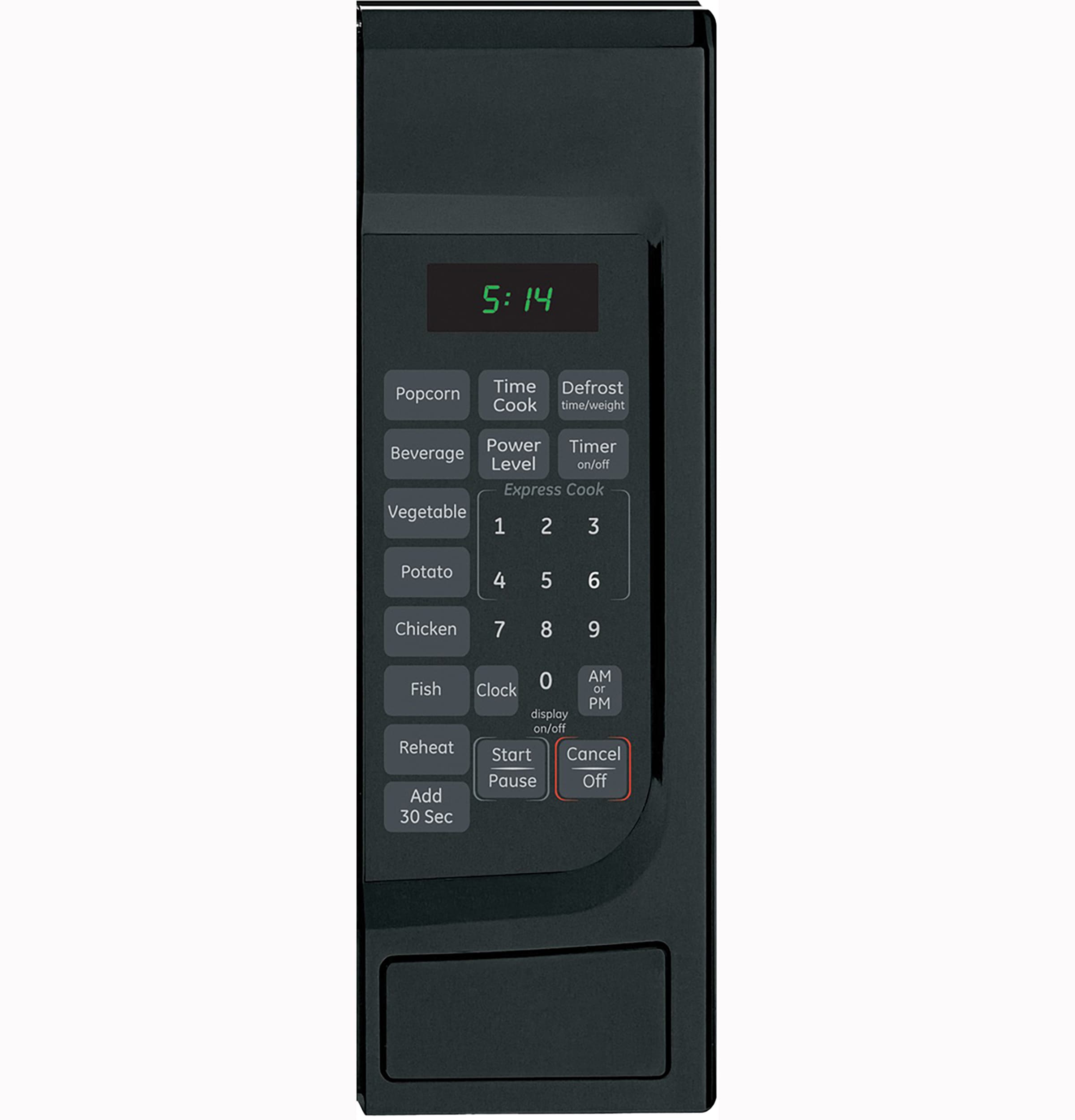 1.4-cu ft Medium 1100 -Watt Sensor Cooking Controls Countertop Microwave ( Black ) - Image 3