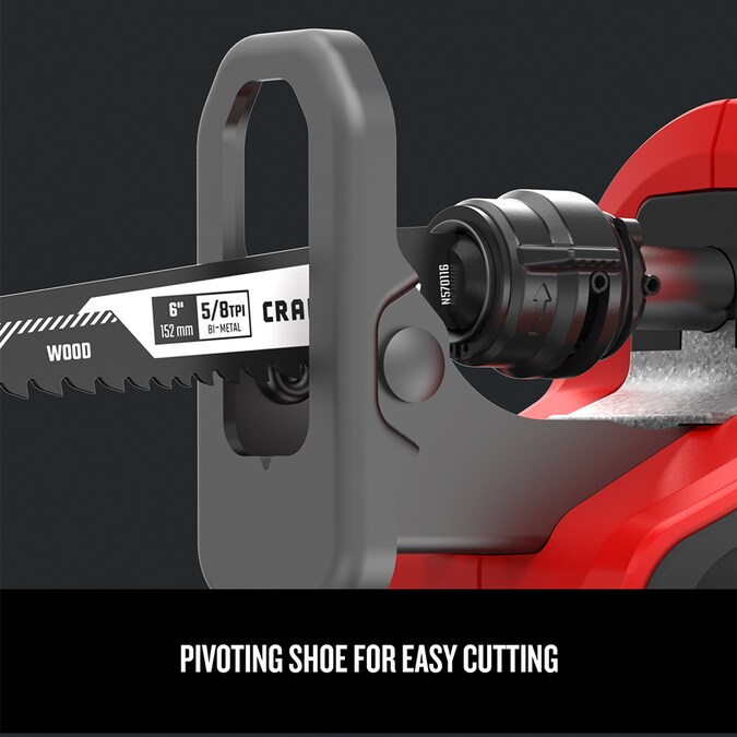 CRAFTSMAN V20 20-volt Max Variable Cordless Reciprocating Saw (Charger Included and Battery Included) - Image 4