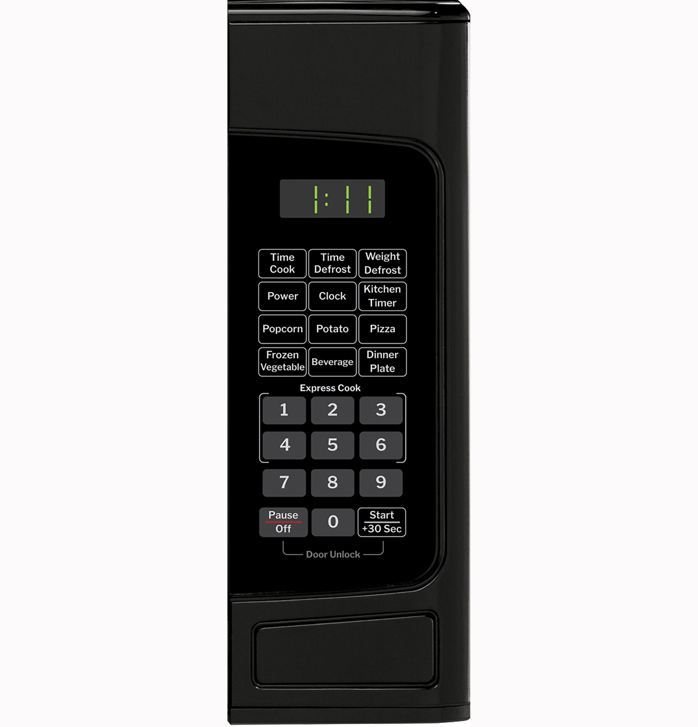 1.1-cu ft Medium 950 -Watt Countertop Microwave ( Black ) - Image 3