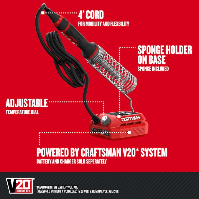 CRAFTSMAN V20 (Bare) Soldering Iron - Image 2