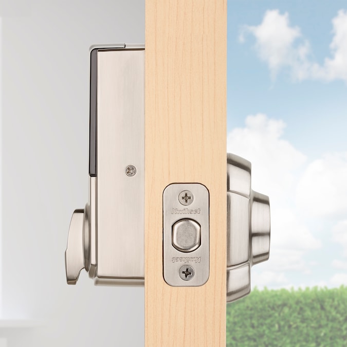 Kwikset Zigbee Convert Satin Nickel Smart Lock Electronic Deadbolt with No Keypad - Image 7
