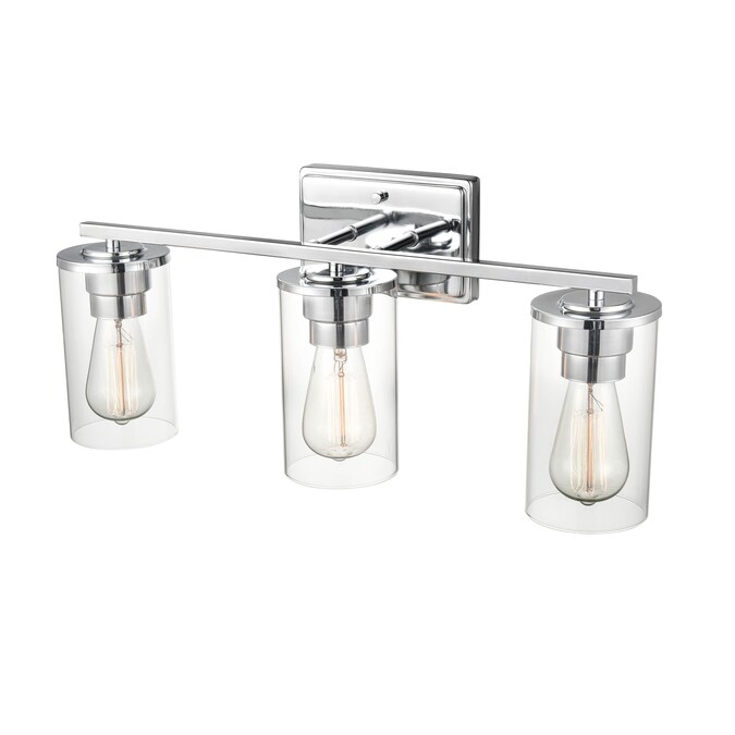 Millennium Lighting Verlana 24-in 3-Light Polished Chrome Traditional Vanity Light - Image 4