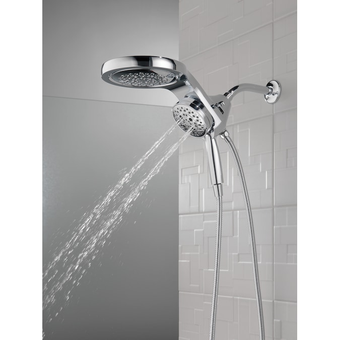 Delta HydroRain Polished Nickel 6-in Round Dual/Combo Rain Shower Head 2.5-GPM (9.5-LPM) - Image 19