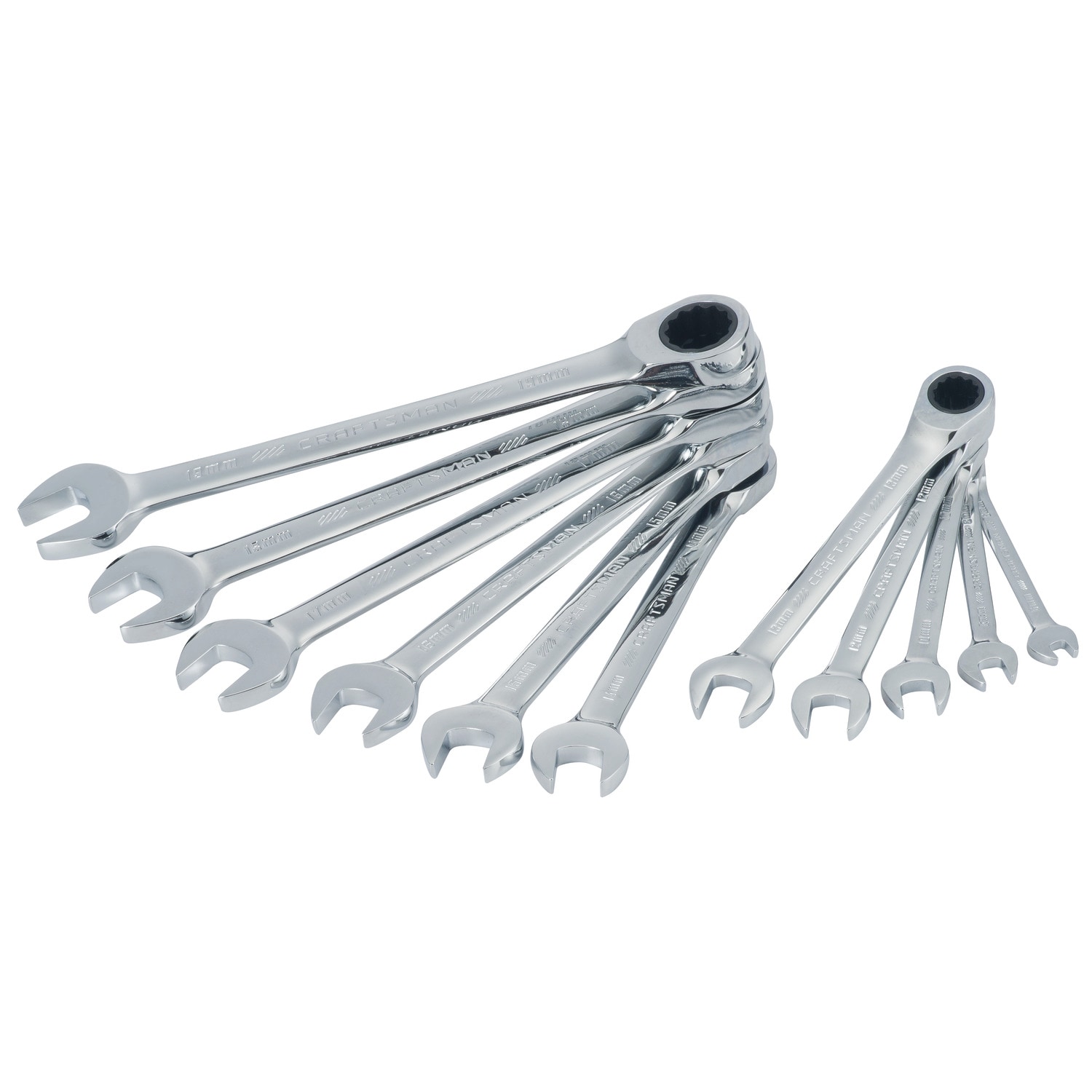 11 -Piece Set Metric Ratchet Wrench - Image 7