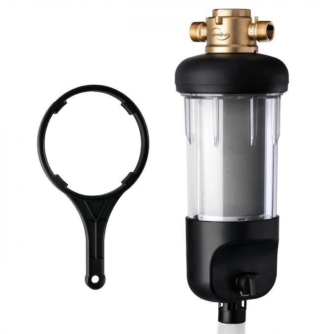 iSpring WSP500J Single-stage 25-GPM Mechanical Filtration Well Water Whole House Water Filtration System