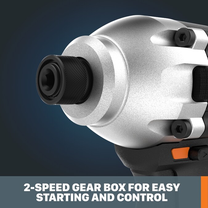 WORX Nitro Power Share 20-volt Max 1/4-in Cordless Impact Driver (1-Battery Included, Charger Included and Soft Bag included) - Image 5