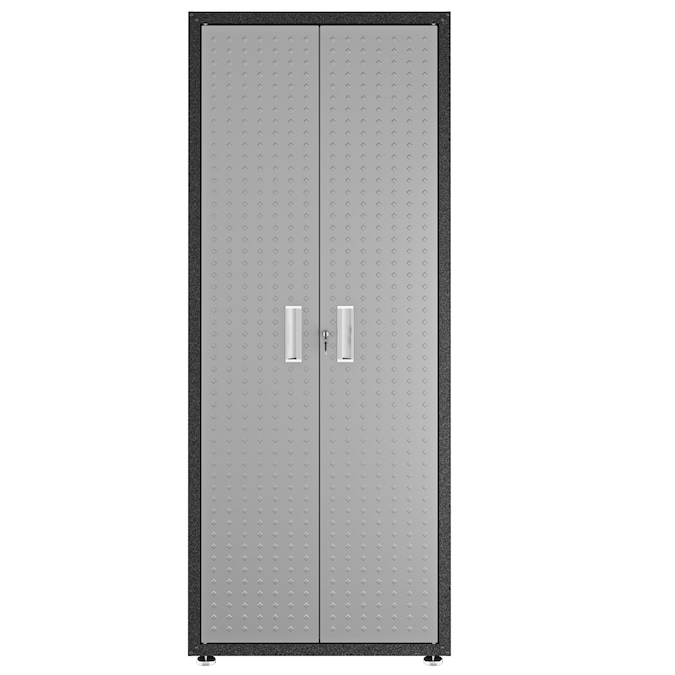 Manhattan Comfort Fortress 30.3-in W x 74.8-in H x 18.2-in D Freestanding Steel Garage Cabinet in Gray - Image 9