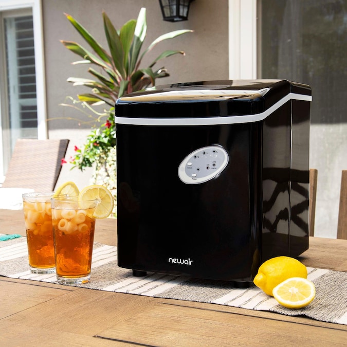 NewAir 28-lb Ice Per day Countertop or Portable Bullet Ice Maker (Black) - Image 9