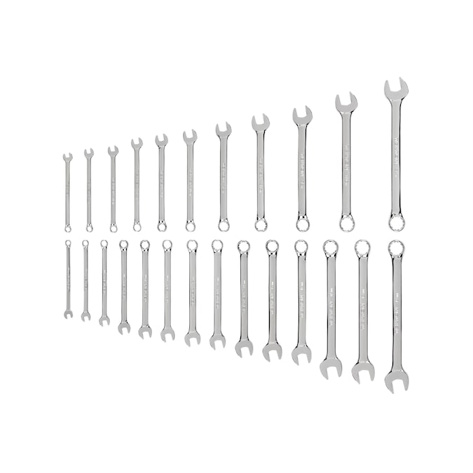 TEKTON 25-Piece Set 12-point (Sae) and Metric Standard Combination Wrench
