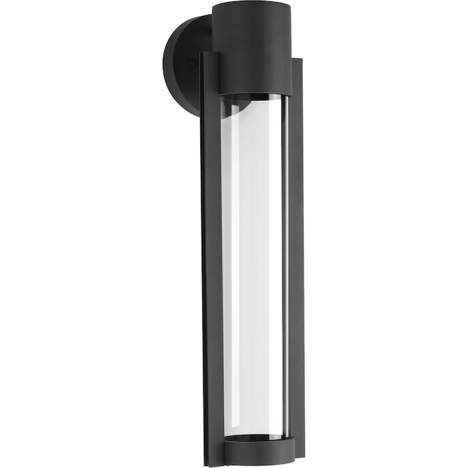 Progress Lighting 20-in H Black Dark Sky Integrated LED Outdoor Wall Light