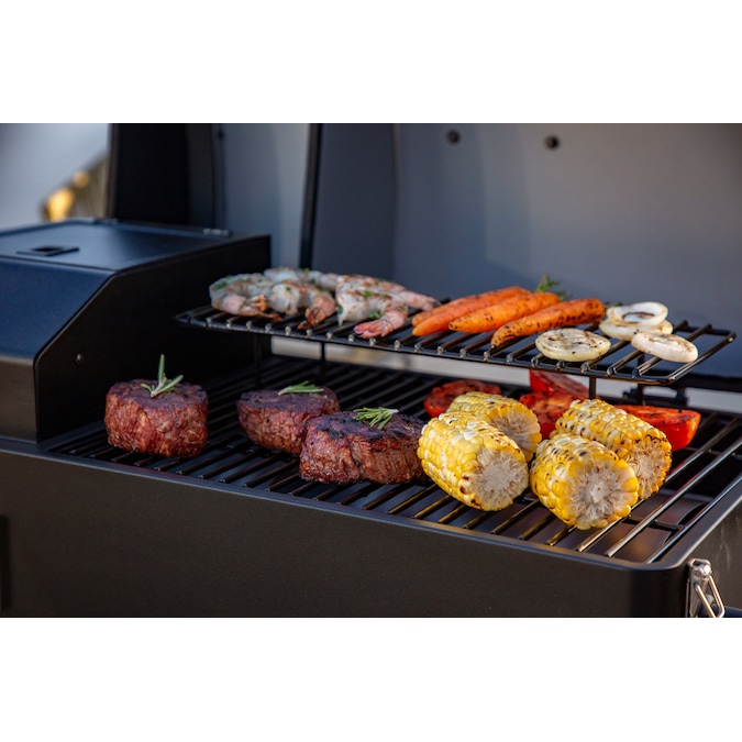 Louisiana Grills Wood Pellet S L Portable 333-Sq in Black and Silver Pellet Grill - Image 12