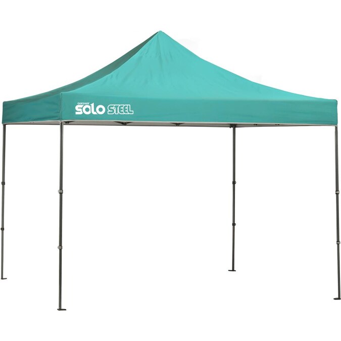 Quik Shade 10.33-ft x 10.33-ft Square Turquoise Pop-up Canopy
