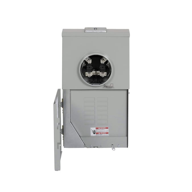 Eaton Type BR 200 -Amp 12 -Spaces 12 -Circuit Outdoor Main lug meter combo Load Center