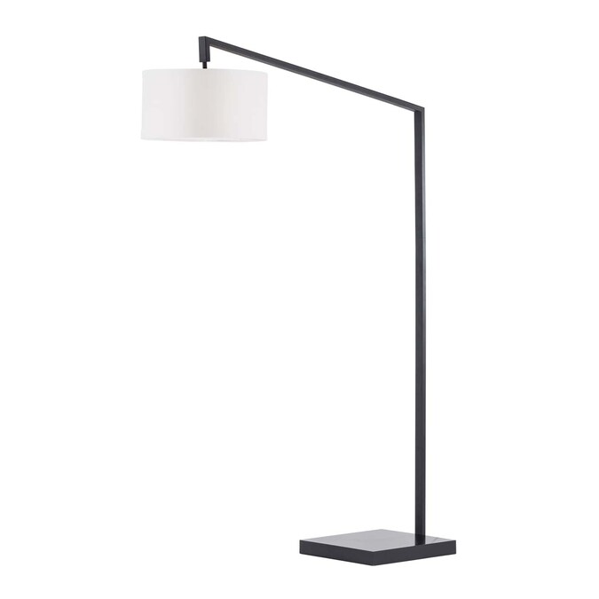 NOVA of California Stretch 75-in Matte Black Arc Floor Lamp