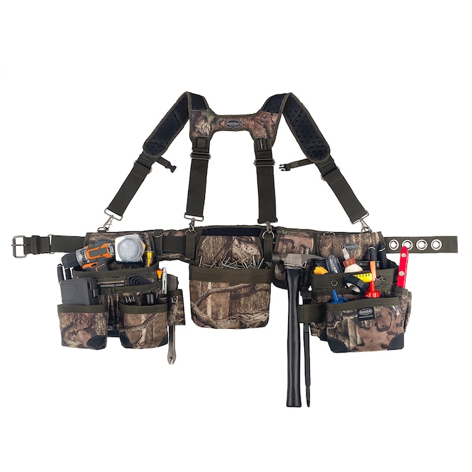 Bucket Boss 3-BAG Mossy Oak Framer Polyester Suspension Tool Rig - Image 12