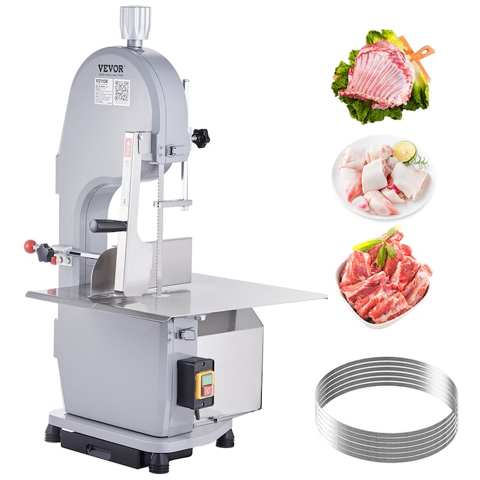 VEVOR 1500 W Meat Bone Cutting Machine Commercial/Residential Food Slicer with Thickness Control (1500 W Meat Bone Cutting Machine)