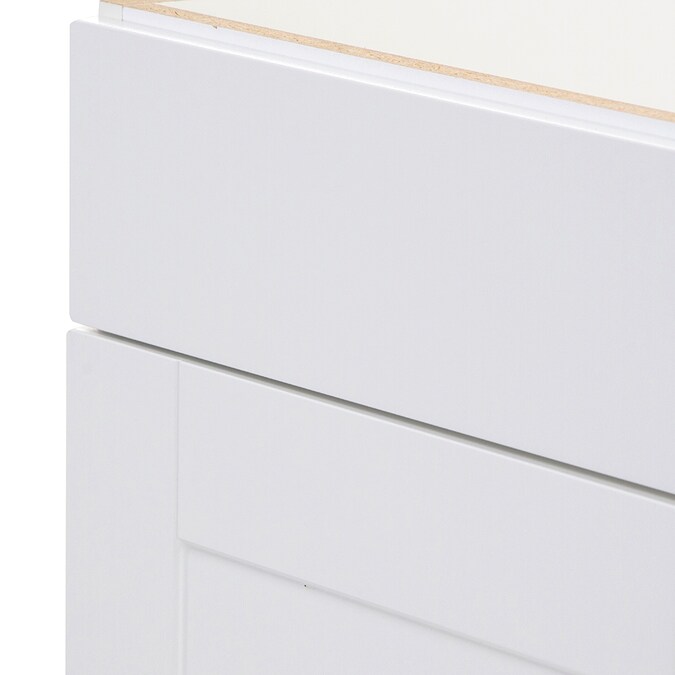 Project Source 30-in White Bathroom Vanity Base Cabinet without Top - Image 11