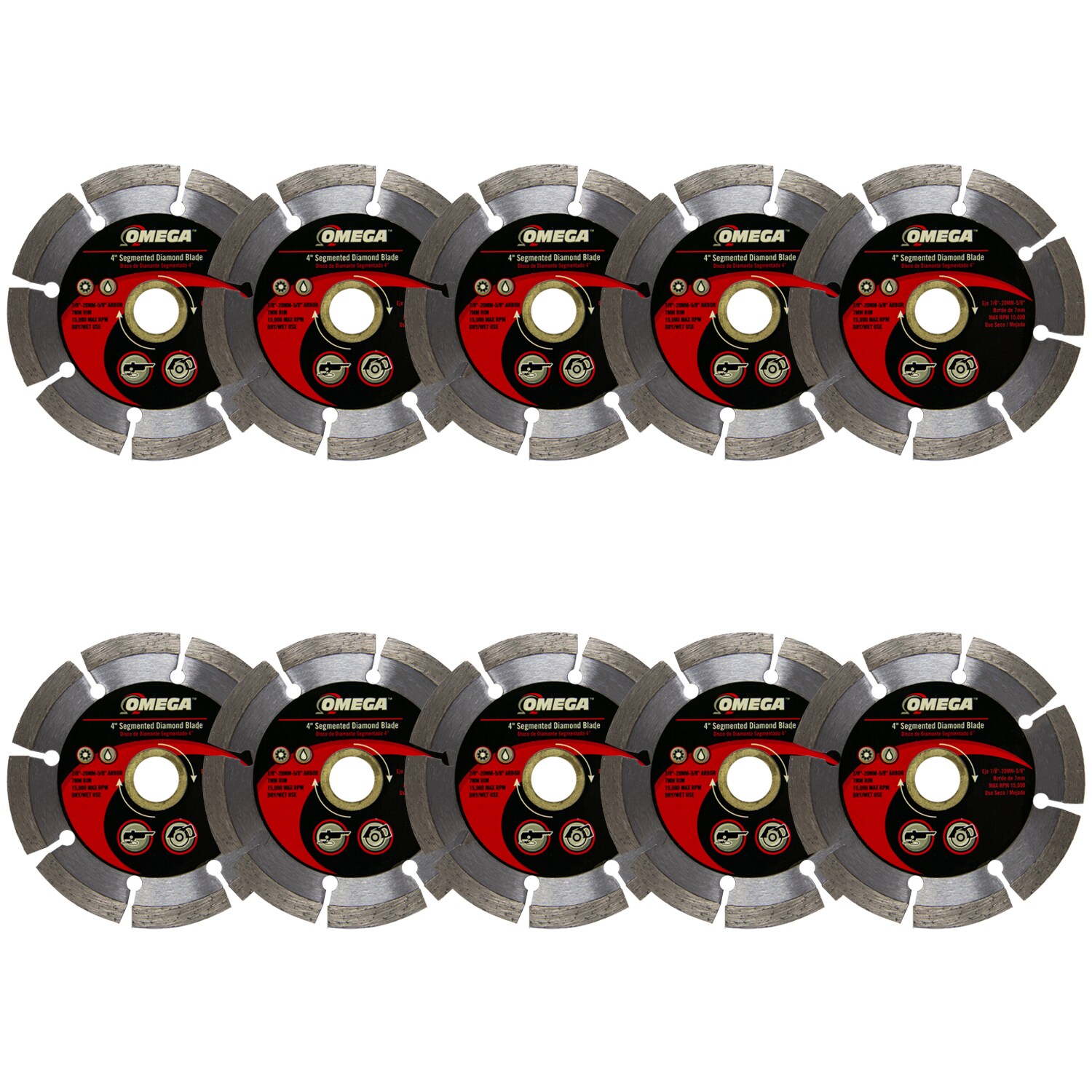 4 " Segmented Blade 4-in Wet/Dry Segmented Rim Diamond Saw Blade