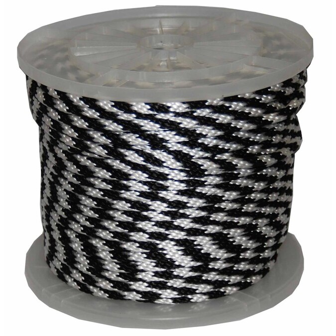 T.W. Evans Cordage 0.625-in x 200-ft Braided Polypropylene Rope (By-the-Roll)