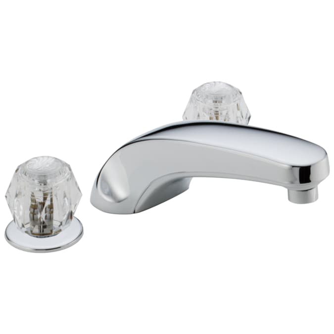 Delta Classic Chrome 2-handle Deck-mount Roman High-arc Bathtub Faucet