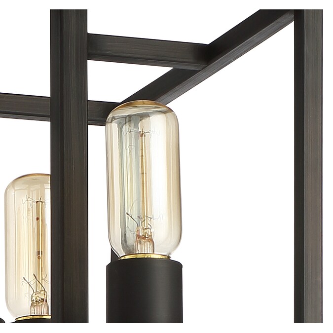 Craftmade Cubic 4-Light 10.5-in Matte Bronze Semi mount light - Image 2