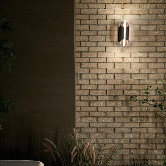 Kichler Astalis 12-in H Black Integrated LED Outdoor Wall Light - Image 5