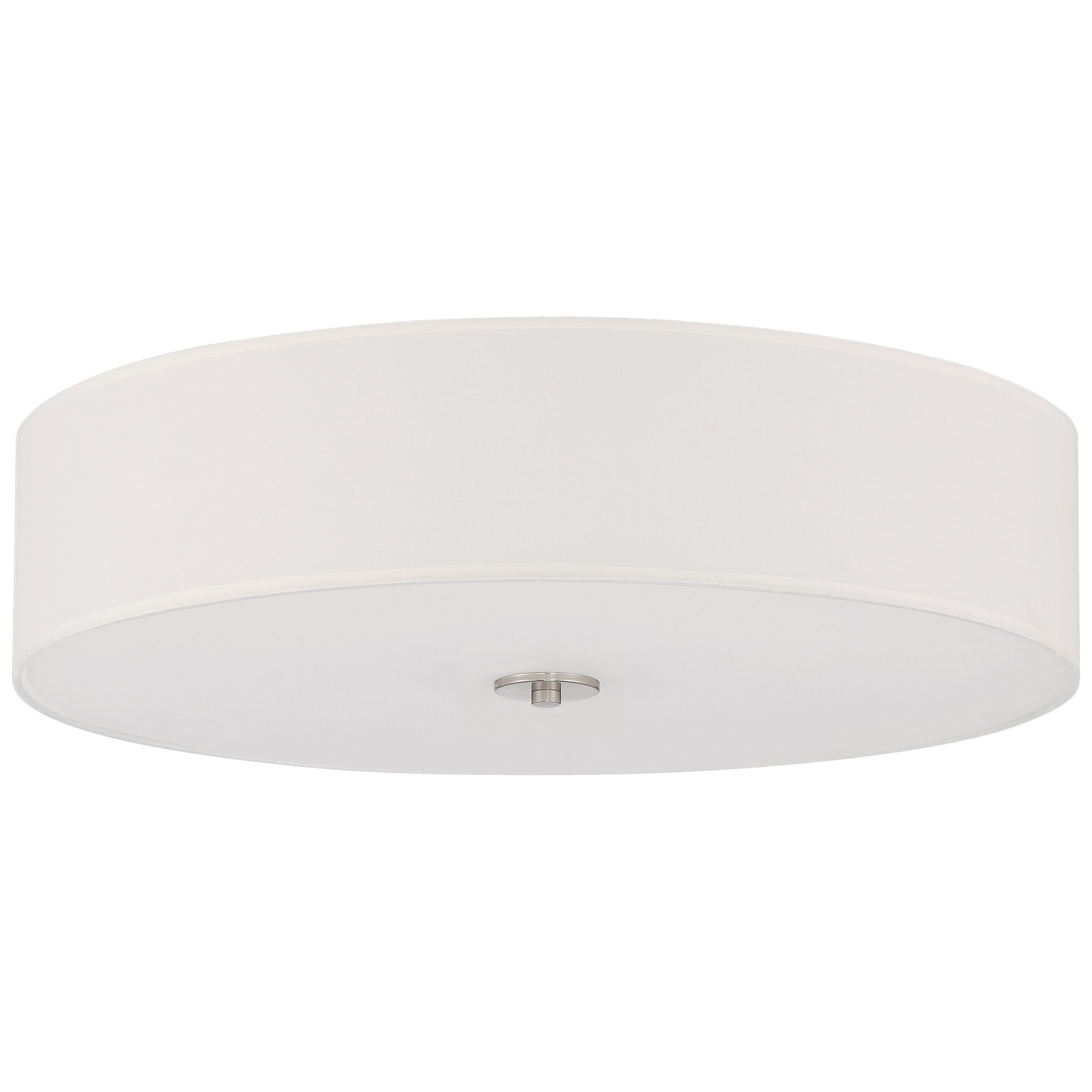 Mid Town 4 -Light Brushed Steel Flush Mount Light - Image 5