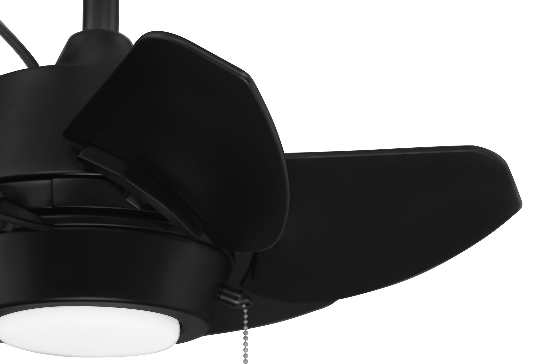 Gaskin 24-in Integrated LED Outdoor Matte Black with Matte Black Blades Plug-in Ceiling Fan With Light ( 6 -Blade ) - Image 8