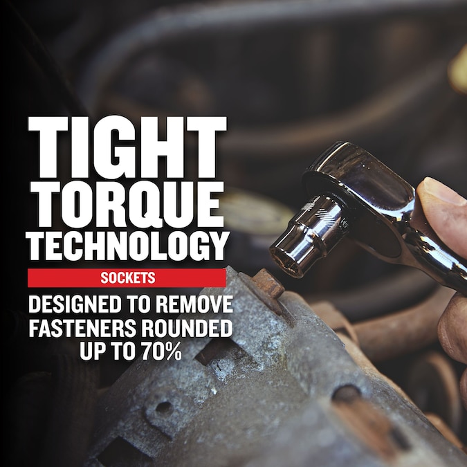 CRAFTSMAN OVERDRIVE 154-Piece Standard (SAE) and Metric Gunmetal Chrome Mechanics Tool Set with Hard Case - Image 6