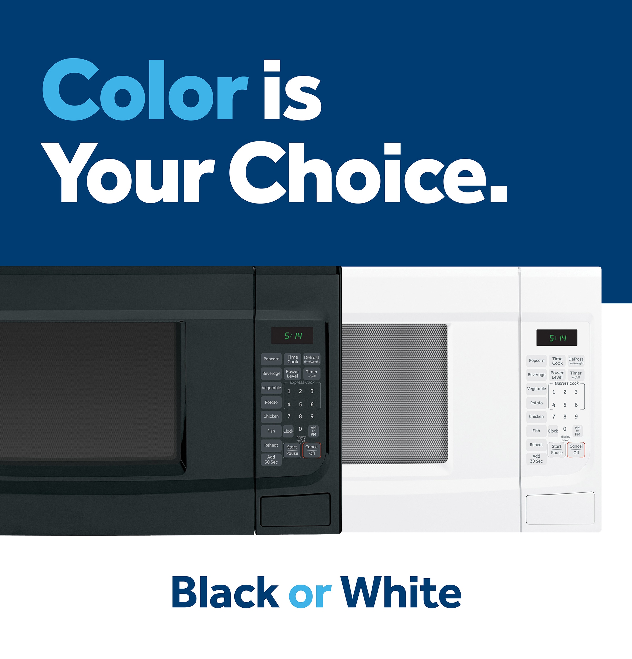 1.4-cu ft Medium 1100 -Watt Sensor Cooking Controls Countertop Microwave ( Black ) - Image 7