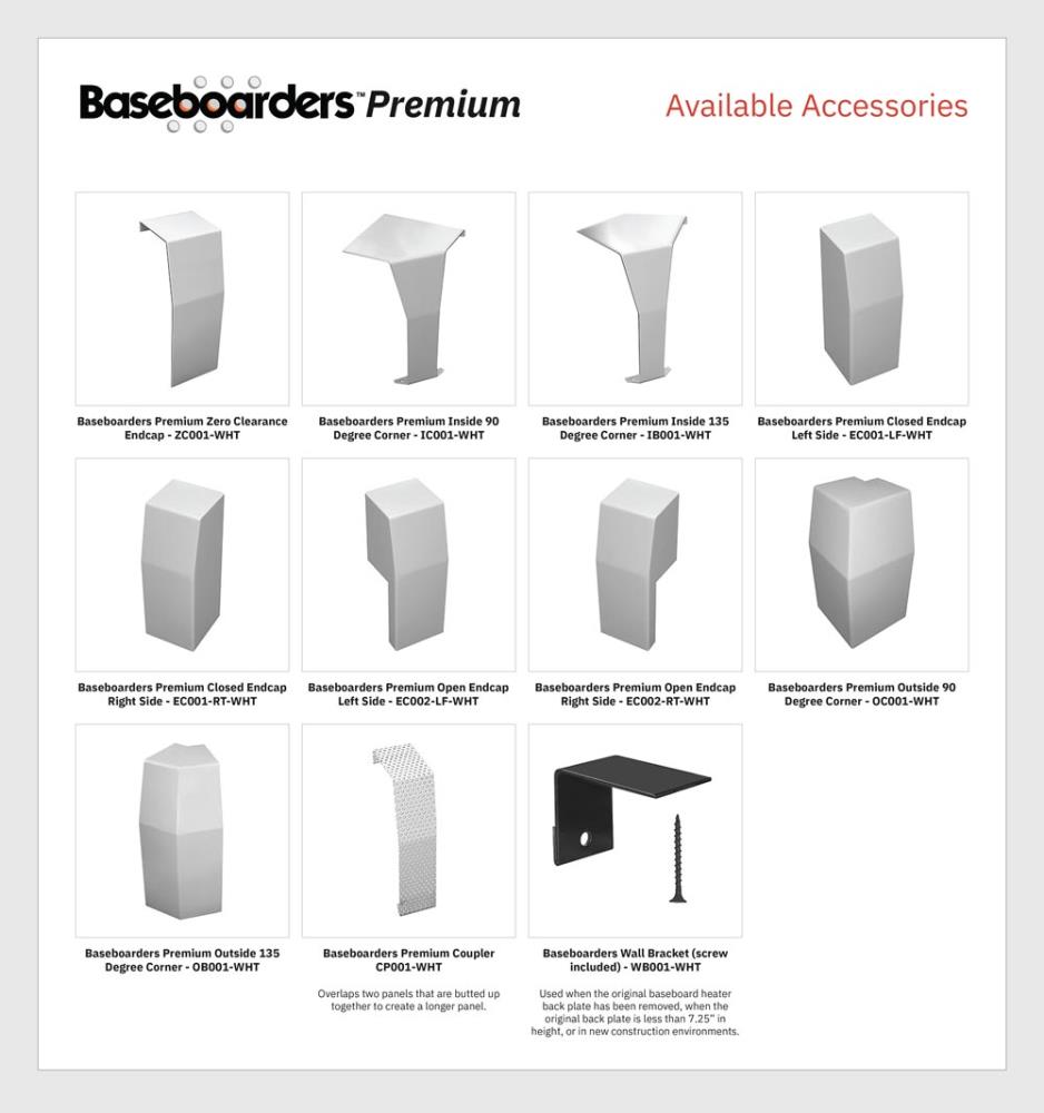 Premium 5-ft Hydronic Slip-on Baseboard Heater Cover - Image 6