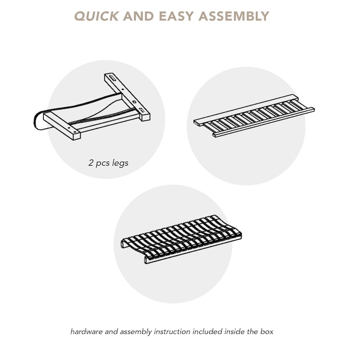 Cambridge Casual Thames 2-person White Wood Outdoor Swing - Image 11