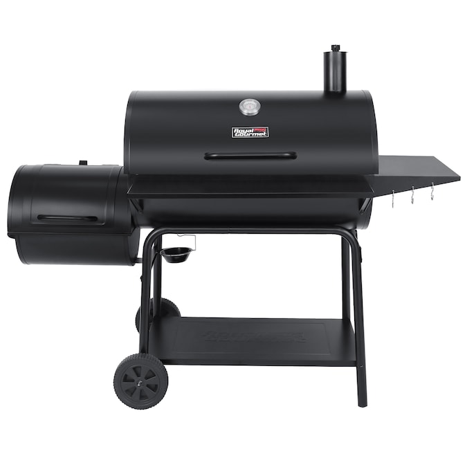 Royal Gourmet 1200 Sq. In. for Large Event Gathering 33.07-in W Black Barrel Charcoal Grill