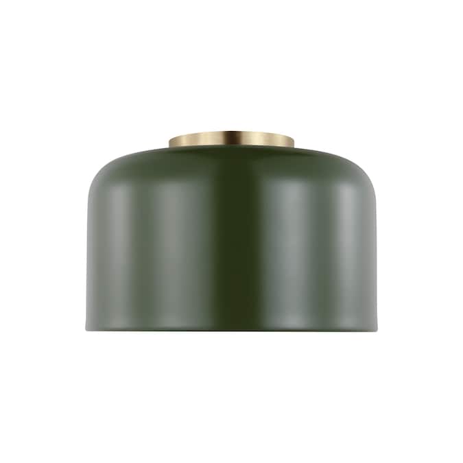 Generation Lighting Malone 1-Light Green Flush Mount Light