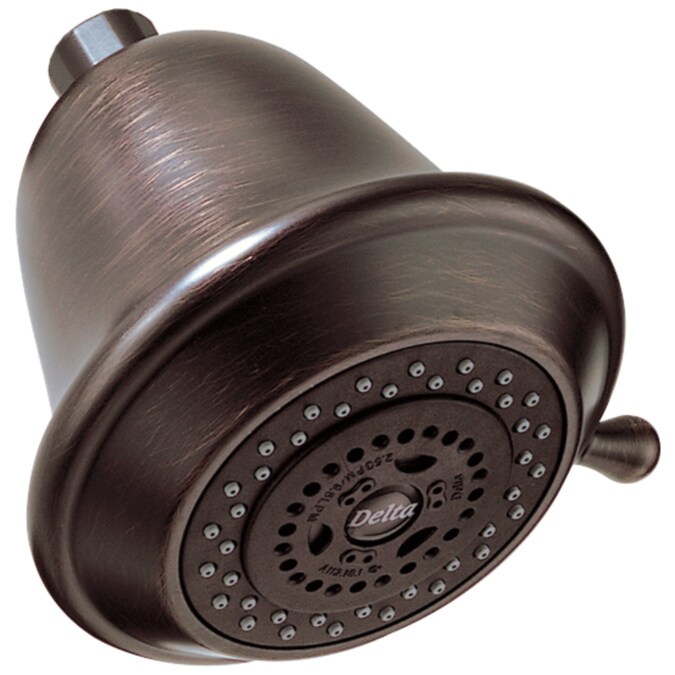 Delta Universal Showering Components Venetian Bronze 4.88-in Round Fixed Shower Head 1.75-GPM (6.6-LPM)