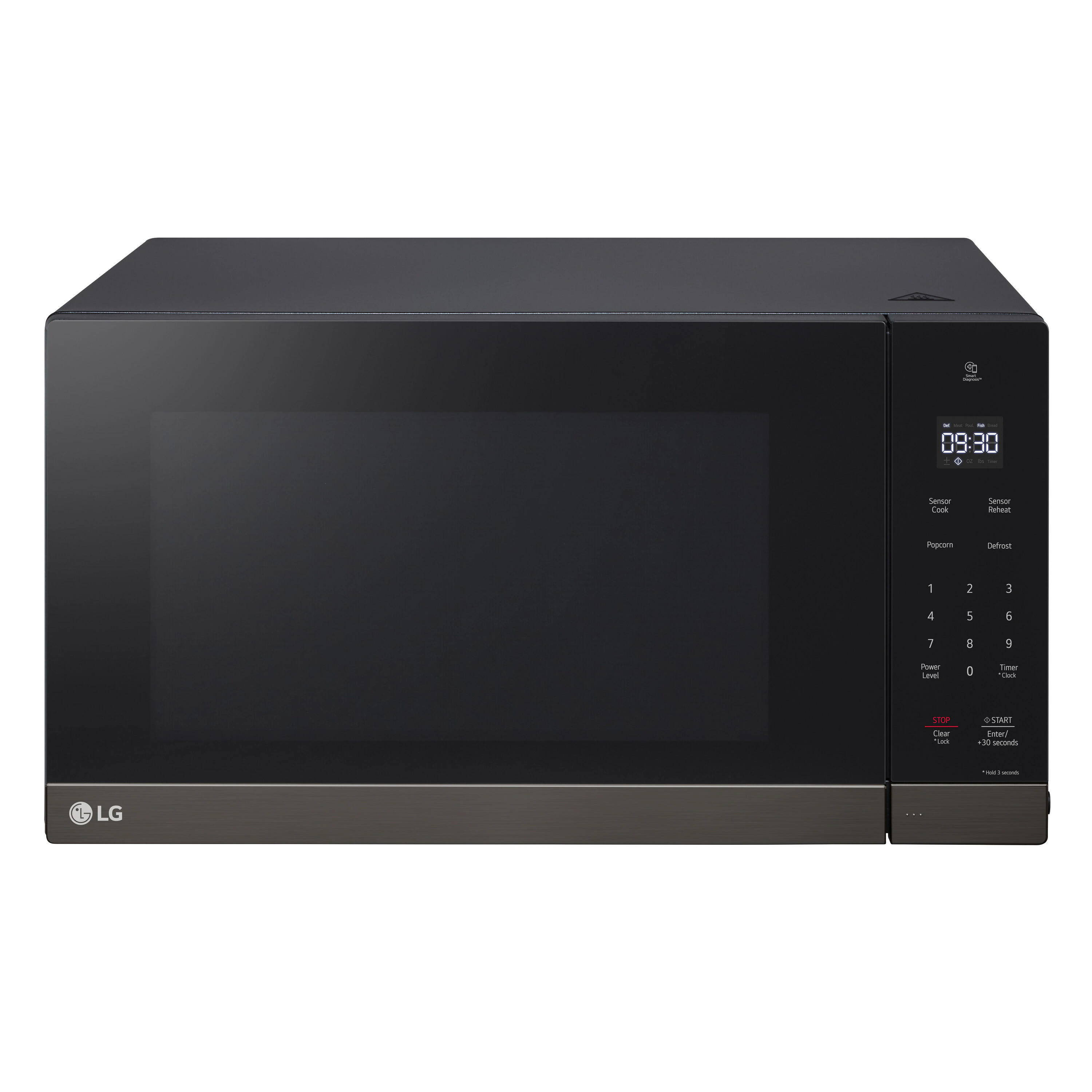 2-cu ft Large (Greater than 1.5-cu ft) 1200 -Watt Sensor Cooking Controls Countertop Microwave ( Black Stainless Steel )