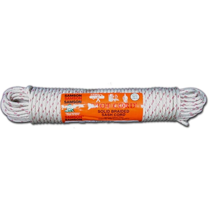 T.W. Evans Cordage 0.5-in x 100-ft Braided Cotton Rope (By-the-Roll)