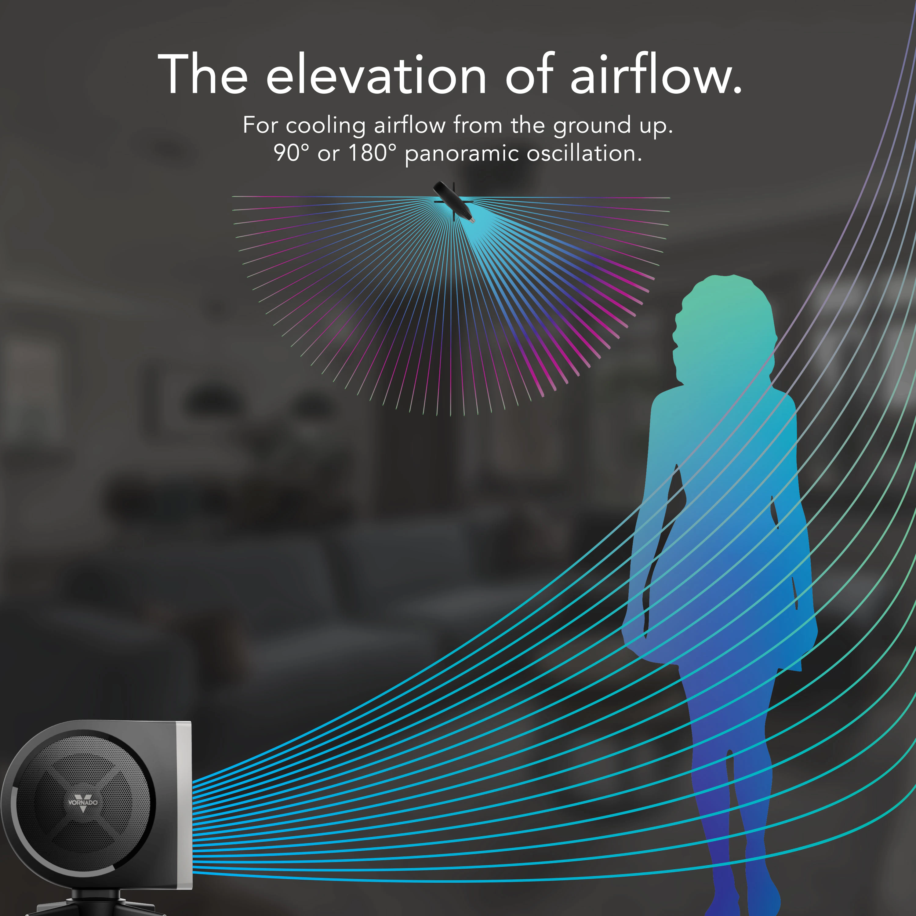 18.43-in 120 -Volt High Velocity Indoor Black Oscillating Tower Fan with Remote Battery(s) Included and - Image 6