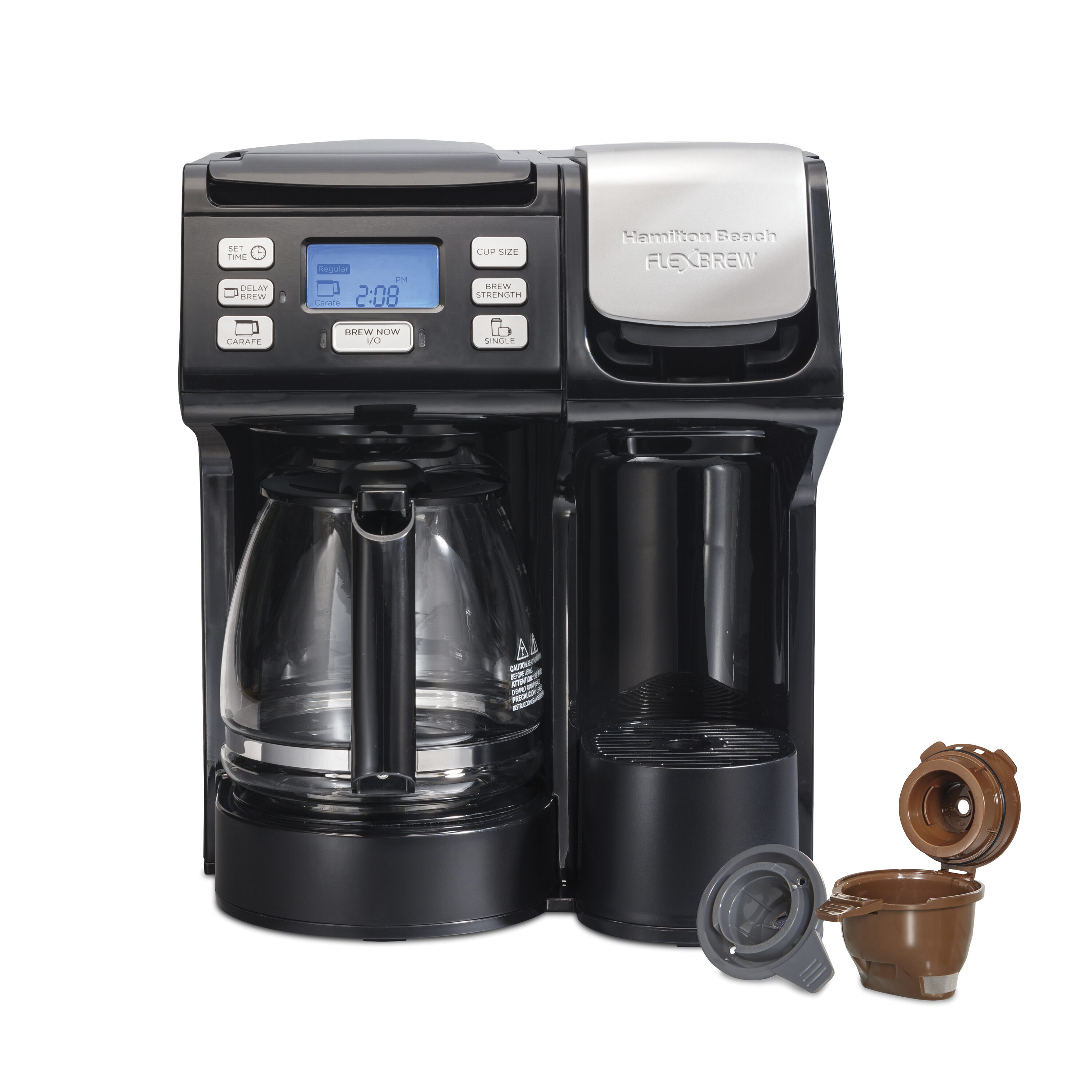 12 -Cup Programmable Residential Combination coffee maker with Automatic Shut-Off ( Black )