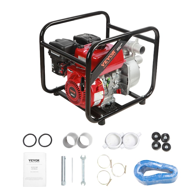 VEVOR 7-HP 142-GPM Cast Iron Gas-powered Utility Pump