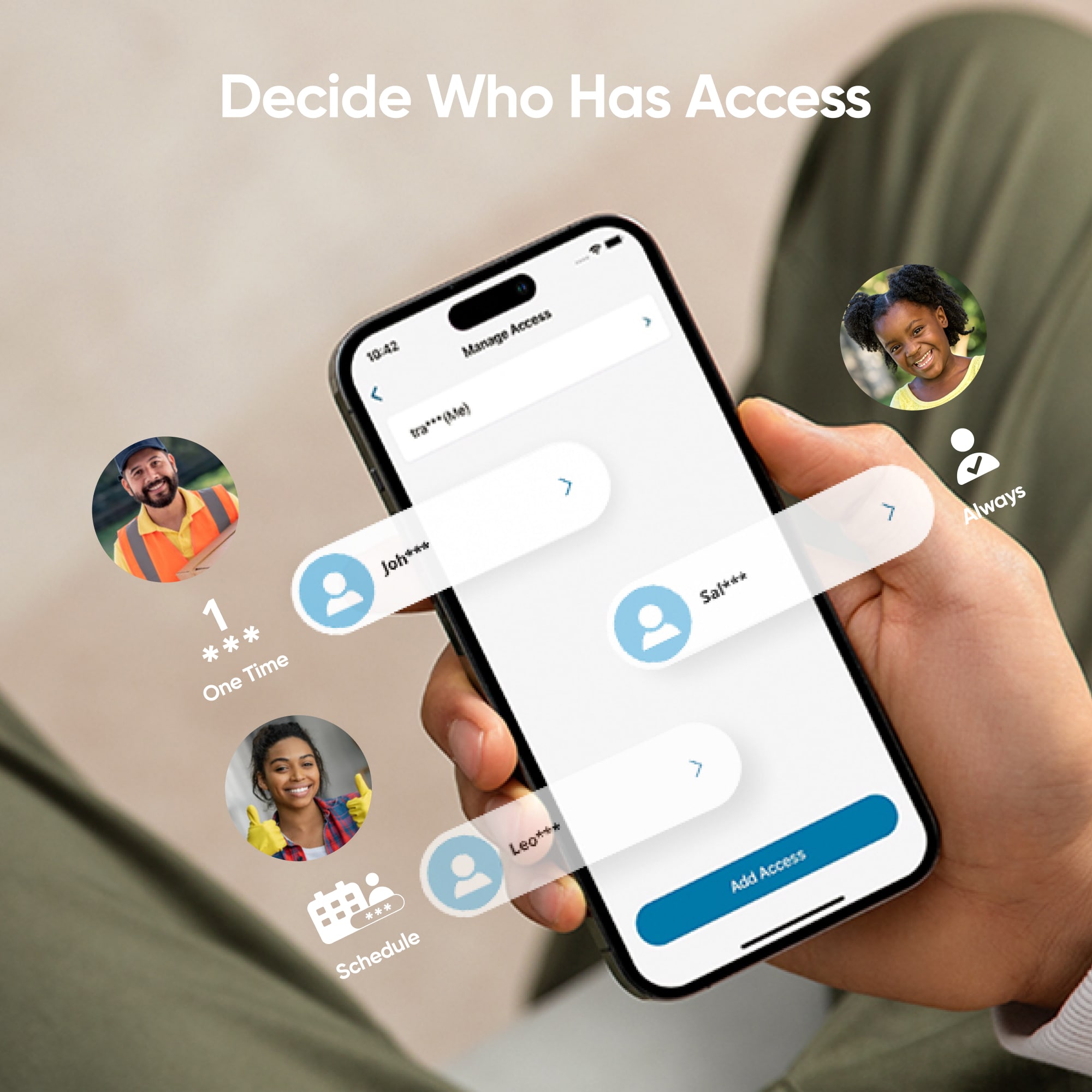 C210 Smart Lock Black Smart Lock Electronic Deadbolt with Wifi Keypad - Image 6